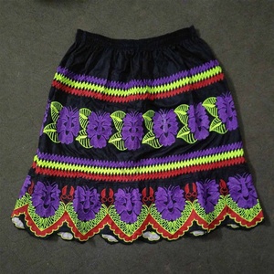 Customized Women's Micronesian Skirts Polynesian Printed Embroidery Fashion Breathable High Quality Micronesian Skirts - Product Image 1