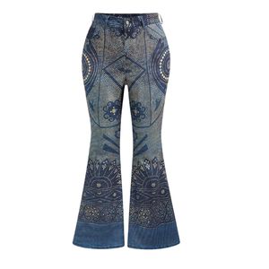 Custom <b>Studded</b> Baggy Wide Leg Jeans Women High Waist Loose Denim Pants Streetwear Fashion OEM ODM Wholesale Fit - Product Image 5