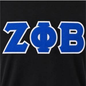 เสื้อยืดแขนยาว Zeta Phi Beta แบบ Color Block ตัดเย็บพิเศษพร้อมตัวอักษรกรีก สีดำ น้ำเงินกรมท่า ขาว แขนเสื้อสีขาว พรีเมียม ระบายอากาศได้ดี สไตล์เสื้อเบสบอล - Product Image 6