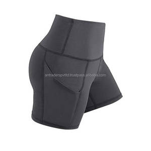 2024 Summer <b>Women's</b> Cotton <b>Jogger</b> Workout Shorts Sexy Tummy Fitness Shorts with Logo for Gym Biking & Running Breathable Design - Product Image 5