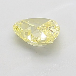 Diamant en forme de cœur jaune intense fantaisie de 1,01 ct, pureté VS2, taille excellente, diamant certifié pour bijoux fins et fiançailles - Product Image 3