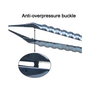 Inamura Poignée Chirurgie Ophtalmique Capsulorhexis Forceps Réutilisable Manuel Instruments Chirurgicaux Cross Action Conseils Base Chirurgicale - Product Image 5