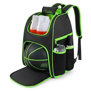 Wholesale Custom Logo Unisex Vintage Basketball <b>Backpack</b> <b>Waterproof</b> Oxford 78L Capacity Dry Air Cushion Belts Zipper Polyester - Product Image 3