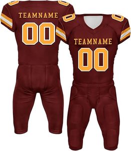Ropa Deportiva Cómoda de Alta Calidad a Precio Razonable, Uniforme de Fútbol Americano Personalizado con Nombre y Número del Equipo - Product Image 6