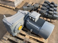 Moteur à engrenages à arbre parallèle F87 à couple élevé, réducteur de vitesse hélicoïdal rapport 4.12-270.68 pour grue et agitateur