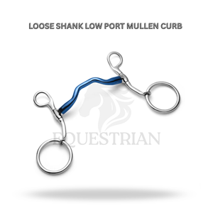 Mors de cheval Mullen à port bas et tige lâche pour l'équitation - Product Image 2