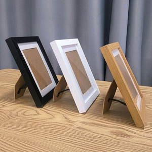 Classic Modern Handmade <b>4x6</b> Inch MDF Wood Photo <b>Frame</b> with 6 Openings for Home Office Collage Family Pictures - Product Image 1