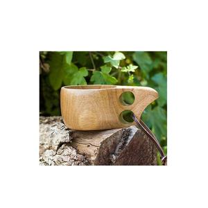 Mug à boire en bois à rayures, réutilisable, écologique, tasse à café ou à thé, gobelet en bois fait main, personnalisé pour la maison, le bureau, les hôtels - Product Image 4