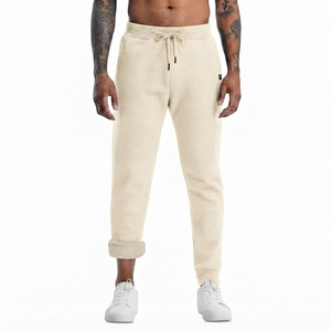 Drogen Exports Custom Men Lightweight Spring <b>Sherpa</b> <b>Lined</b> Fleece Anti-Pilling Sweatpants Warm Athletic <b>Joggers</b> Casual Outdoor - Product Image 1