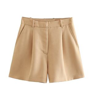 Shorts Casuales Plisados de Cintura Alta para Mujer, Moda de Verano, Venta al Por Mayor - Product Image 5