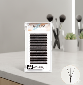 ขนตาปลอมแบบเกาหลีเส้นใย8-14มม. 0.07มม. - Product Image 2