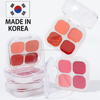 Palette multi-usage pour les lèvres et les joues K Beauty OEM, baume illuminateur pour la peau, rose corail