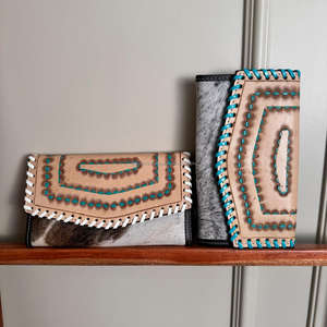 Nouvelle arrivée pochette en cuir véritable fourrure de vachette usinée à la main sculpture cuir nouvelle Collection pochette pour femmes pochette élégante multi-usages - Product Image 3