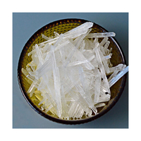 Cristaux de L-Menthol 99%+ Pureté, Mentha Arvensis Levomenthol, CAS 2216-51-5, Qualité USP, Haute Pureté, Arôme et Parfum de Menthe