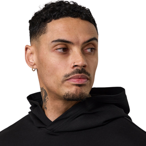 Men’s Black Pullover Hoodie and Jogger Pants Set Casual <b>Athletic</b> Sportswear Training Workout Tracksuit Activewear Outfit - Product Image 3