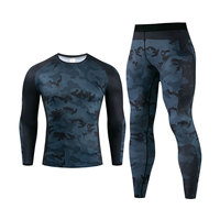 Maillots de compression unisexes, sous-vêtements de sport, leggings de gym MMA, shorts anti-UV coupe-vent en maille, imprimés simples