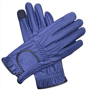 Gants d'équitation d'hiver personnalisés avec logo, en cuir synthétique extensible dans quatre directions, imperméables et respirants - Product Image 4