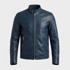 Chaqueta de Motociclista de Cuero Genuino para Hombre de la Mejor Calidad, Nueva Colección de Invierno, Chaquetas de Motocicleta con Protecciones Desmontables Personalizadas - Product Image 1