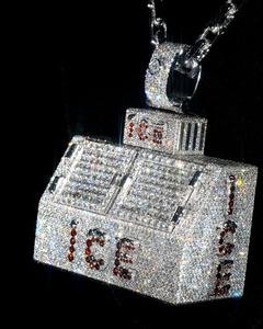 Colgante de Moissanita Personalizado Iced Out, Plata 925, Estilo Hiphop 3D, Joyería con Diamantes de Moissanita VVS - Product Image 2
