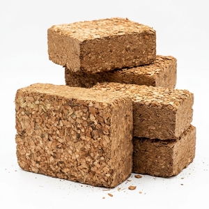 Vente en gros de briques de tourbe de coco biologique triplement lavée, copeaux de coque de coco, 650g, emballées sur palette, pour culture hydroponique - Product Image 3