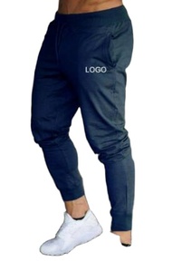 2025 hommes décontracté coton Baggy pantalon haute qualité toile léger Logo personnalisé mi-taille droite motif coupe-vent bas - Product Image 6