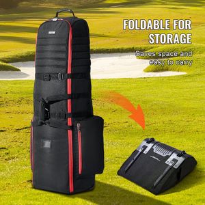 1800D Oxford Golf Club borsa da viaggio con ruote comodo copertura valigetta per i golfisti - Product Image 5