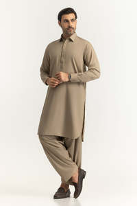 Shalwar Kameez pour hommes de haute qualité, dernier design islamique afghan, avec poches, faible MOQ, best-seller, ensemble de shalwar kameez pour hommes, coupe ajustée - Product Image 3