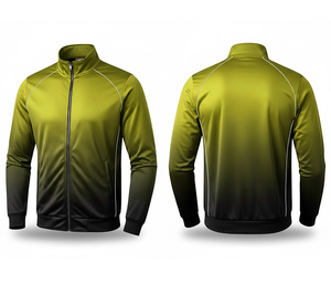 Veste zippée personnalisée avec logo OEM pour les équipes et les clubs, vêtements respirants à séchage rapide |   Tailles Hommes Femmes Jeunes |   Veste d'entraînement - Product Image 6