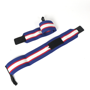 High Quality Customizable Neoprene <b>Weight</b> Lifting Wrist Wraps with Thumb Loops for Body Building and Workout Gym Fitness - Product Image 2