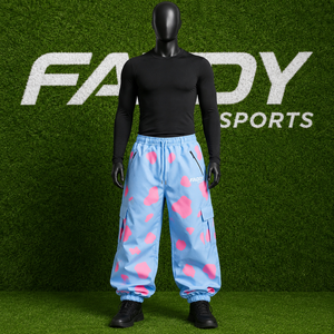 Unisex Waterproof Baggy Snow Pants Windproof Insulated <b>Cargo</b> Ski <b>Trousers</b> for Winter Sports - Product Image 2