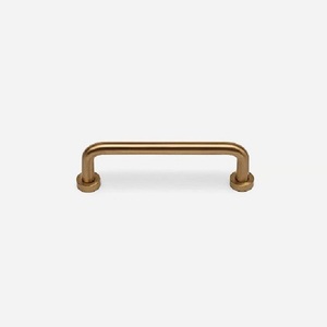Poignée Courbe Moderne en Bronze Antique et Laiton Brossé pour Meubles, Salle de Bain, Chambre, Porte, Armoire, Commode - Product Image 1