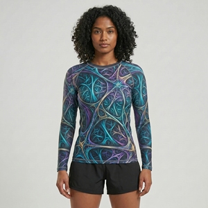 Custom <b>Women</b> <b>Rash</b> <b>Guard</b> Wholesale Long Sleeve <b>Rash</b> <b>Guard</b> <b>Women</b> Compression Fit Swimwear Custom Print Quick Dry For Adult - Product Image 4