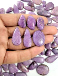 Radha Arts Stichtite Naturelle, Pierre Semi-Précieuse Polie à la Main pour la Guérison, Vente en Gros de Lots de Pierres Précieuses pour Bijoux - Product Image 5