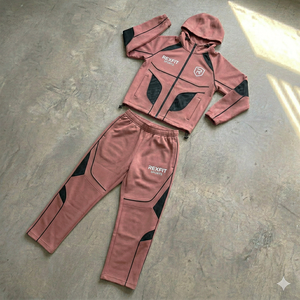 ชุดวอร์ม Rexfit OEM แบบมีโลโก้สะท้อนแสง ผลิตจากผ้าโพลีเอสเตอร์ผสมคอตตอน สำหรับผู้ชาย พิมพ์ลายสองชิ้น ชุดวอร์มแบบมีซิป ชุดกันลมสำหรับผู้ชาย - Product Image 1