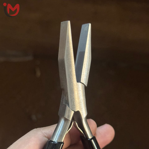 Professional Black <b>Multi</b> Hole Hair Extension <b>Pliers</b> Ergonomic Grip Micro Ring Beads Fitting & Removal <b>Tool</b> For Hair Stylists OEM - Product Image 4