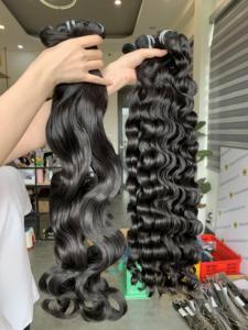 ชุดวิกผมดิบ100% ไม่ผ่านกระบวนการผมต่อผมมนุษย์ผมทอเวียดนาม - Product Image 4