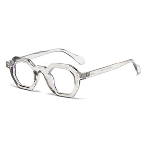 High Quality Custom Logo Retro PC <b>Frame</b> <b>Eyeglasses</b> Trendy Blue Color for Women and Men - Product Image 1