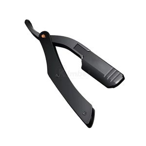 Rasoir droit de luxe en or massif, outil de rasage professionnel pour barbier, shavette en acier inoxydable personnalisée - Product Image 2