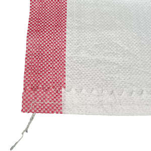 Sac tissé en PP à bouche ouverte avec fond cousu pour emballage en vrac 25kg 50kg, structure plate, fabricant vietnamien - Product Image 2