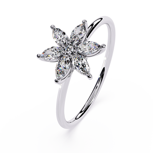 แหวนเพชรเพาะเลี้ยงในห้องปฏิบัติการพร้อมใบรับรอง IGI จาก Loista Jewels แหวนเพชรเพาะเลี้ยงในห้องปฏิบัติการประดับทองคำสำหรับผู้หญิง เครื่องประดับชั้นดี - Product Image 2