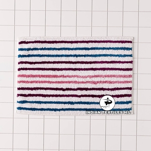 Wholesale Custom Bath Mats Quick Dry Designer Bath Rugs Cotton with Machine Made Technics for Bathrooms By INDIAN TEXTILES H/L - Product Image 3