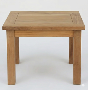 Natural Solid Teak Wood Outdoor Side <b>Table</b> <b>Small</b> Square <b>Coffee</b> <b>Table</b> Garden Patio Furniture Minimalist Wooden End <b>Table</b> - Product Image 3