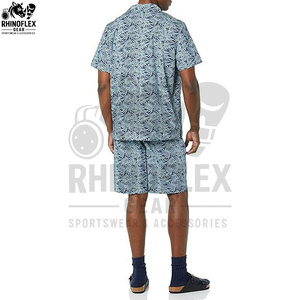 Conjuntos de camisa de manga corta y pantalones cortos de verano, conjuntos casuales de moda para hombre, diseño libre, logotipo personalizado, conjuntos cortos. - Product Image 2