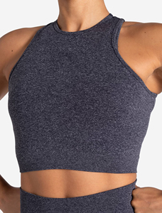 Chaleco Deportivo Casual Sexy con Borlas Bordadas y Logotipo Personalizado de Alta Calidad para Mujer, Top Corto sin Mangas para Mujer - Product Image 3