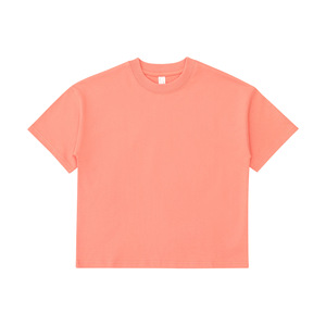 เสื้อยืดเด็กโอเวอร์ไซส์คุณภาพสูง ผ้าฝ้าย 100% สกรีนลายได้ตามต้องการ สีพื้น ยูนิเซ็กส์ สไตล์สตรีทแฟชั่น - Product Image 5