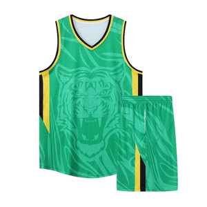 Ensemble de tenue de basket-ball de qualité supérieure, ajustement élastique, prix d'usine en gros, kit d'équipe personnalisé, uniforme de basket-ball - Product Image 1