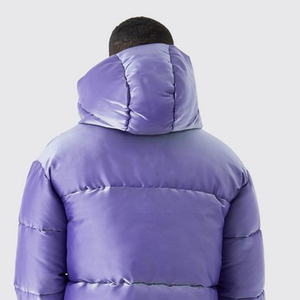 Custom Logo Stand Up Collar <b>Cropped</b> Quilted <b>Puffer</b> Men's <b>Jackets</b> Winter Outdoor <b>Jacket</b> Wholesale Heavy Weight <b>Puffer</b> <b>Jacket</b> - Product Image 4
