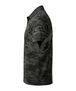 Camiseta de Camuflaje de Algodón y Poliéster para Hombre, Tendencia 2026, Venta al Por Mayor, Logotipo Frontal, Transpirable, Estilo Golf Casual, Servicio OEM - Product Image 3