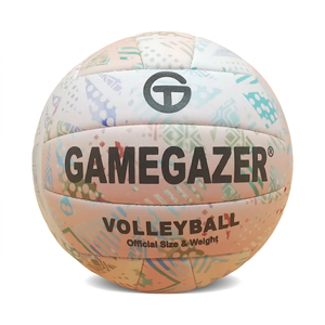 Balón de Voleibol GAMEGAZER MS-VB-1004, Talla 5, Peso 260-280G, Circunferencia 650-670MM, Cosido a Máquina, Cuero PVC Luminoso - Product Image 1