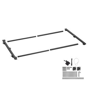 Kit Cancello Scorrevole Regolabile, Altezza 1,2-1,5 m, Larghezza Apertura 100-180 cm, Anti-Perdita di Tensione, Kit Completo per Cancello - Product Image 1
